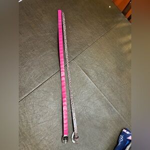 Stylish Pink and Leopard Kids Belt